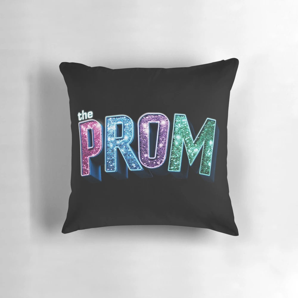 The Prom Musical Pillow, featuring a vibrant design for prom and musical theater enthusiasts