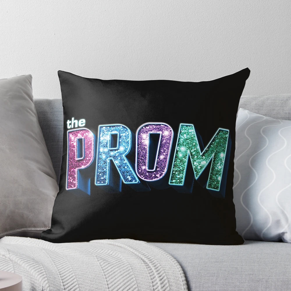The Prom Musical Pillow, featuring a vibrant design for prom and musical theater enthusiasts