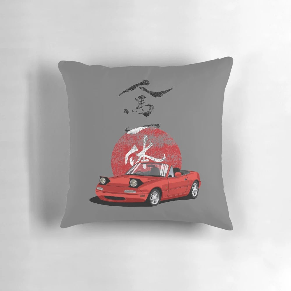 Rising Jap Pillow for Mazda MX5 Enthusiasts