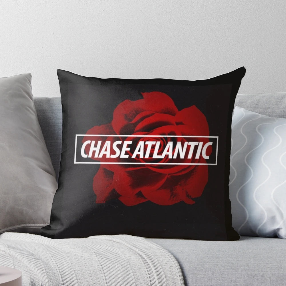 Chase Atlantic Pillow, a soft and comfortable sleep accessory featuring the iconic Chase Atlantic logo.