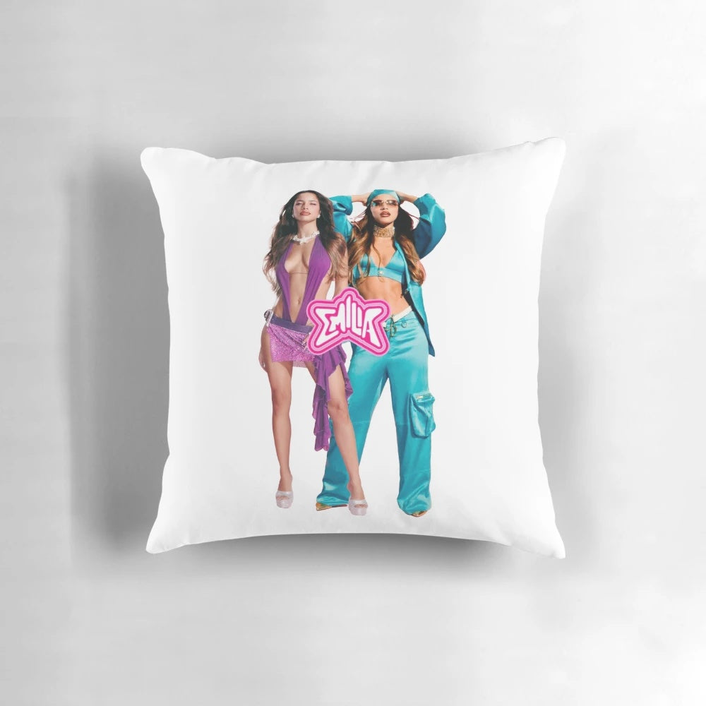 Emilia Mernes Pillow featuring the artist's signature style