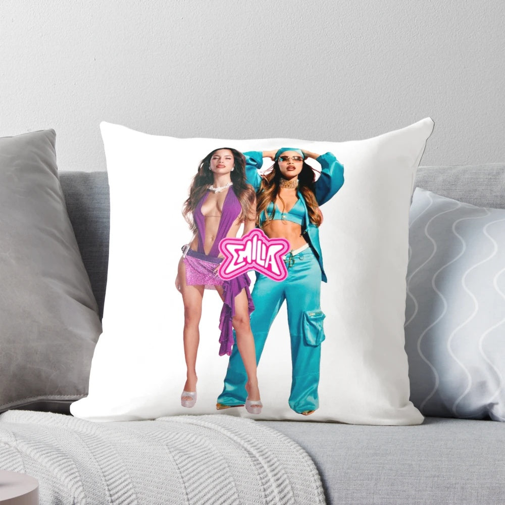 Emilia Mernes Pillow featuring the artist's signature style