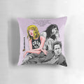 A luxurious pillow featuring a design inspired by the works of renowned poets, perfect for bibliophiles and literary enthusiasts.