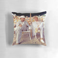 The Birdcage Beach Vibes Pillow, a movie-inspired coastal accent piece for your home