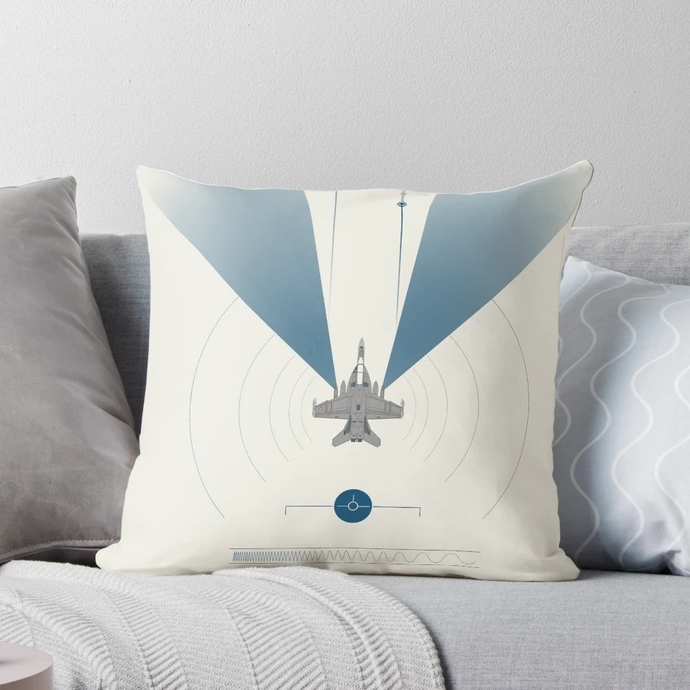 EA-18G Growler Military Aircraft Pillow