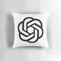 Soft and plush pillow featuring the openAI chatGPT AI logo