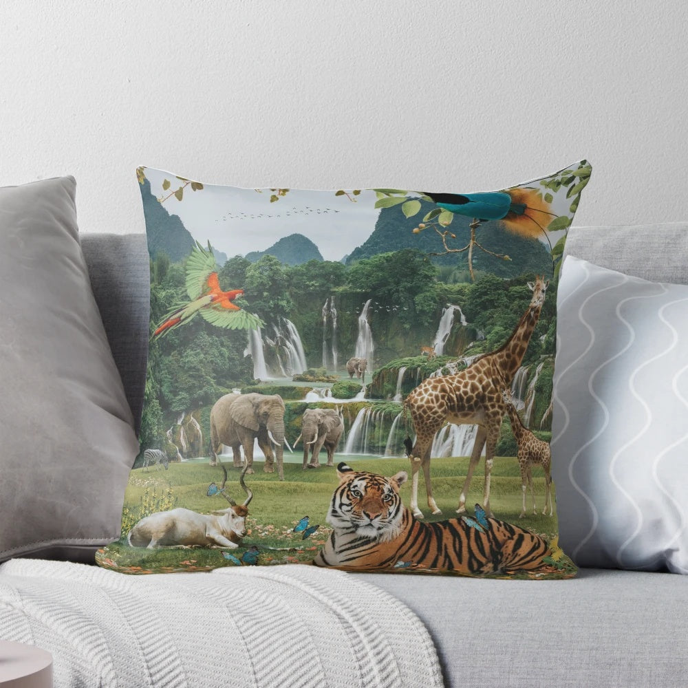 NEW WORLD Pillow, a beautifully crafted JW-inspired design