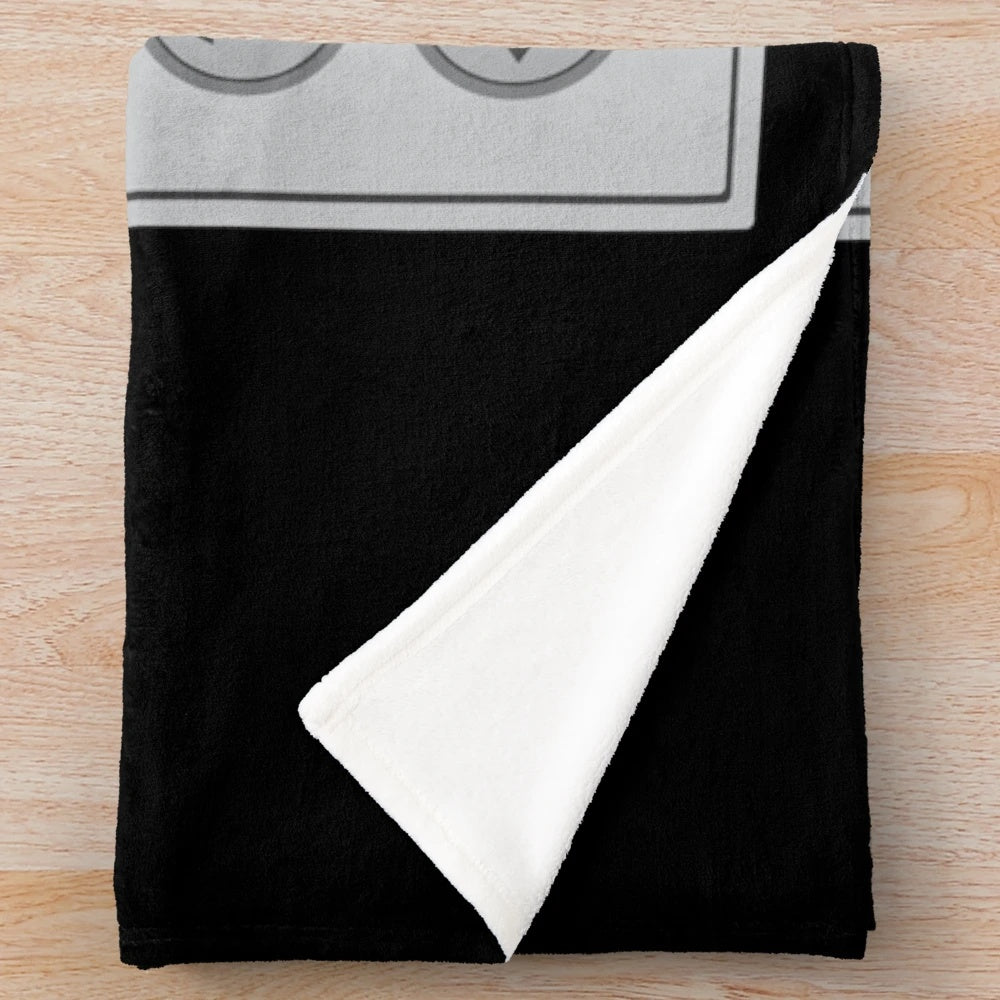 Elevator Mechanic Plush Blanket with Number Pad Design