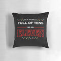 Eleven pillow featuring the iconic character from the hit TV series 'Stranger Things'