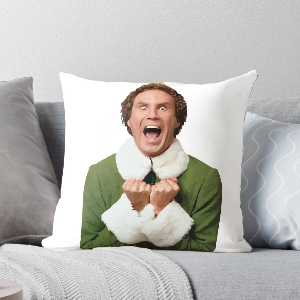 Elf Pillow featuring the iconic character from the hit holiday movie