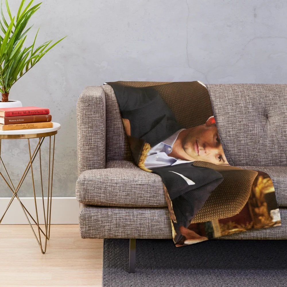 Elijah Mikaelson inspired plush blanket for The Vampire Diaries fans