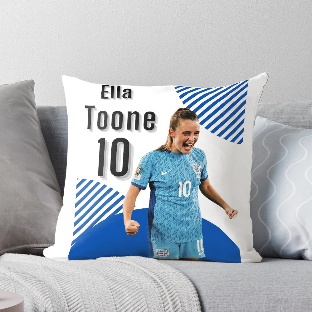 Ella Toone Pillow - Featuring the England Women's National Football Team Player