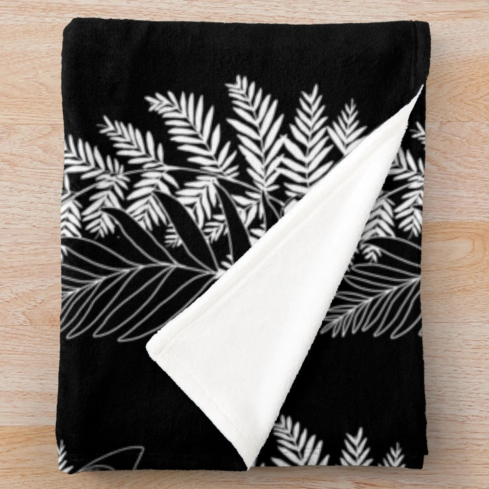Ellie-inspired plush blanket featuring the iconic tattoo from The Last of Us