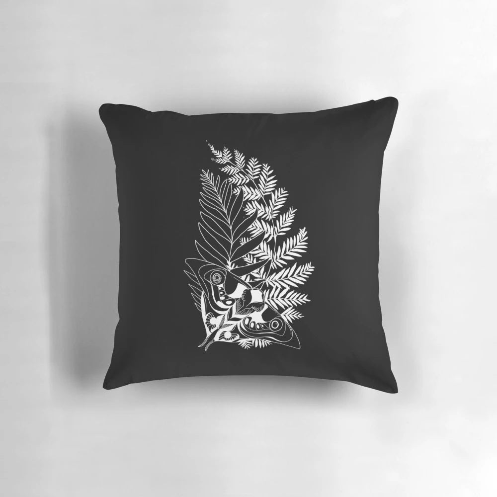 Decorative pillow featuring Ellie's fern tattoo design from the video game The Last of Us Part 2 (TLOU2)