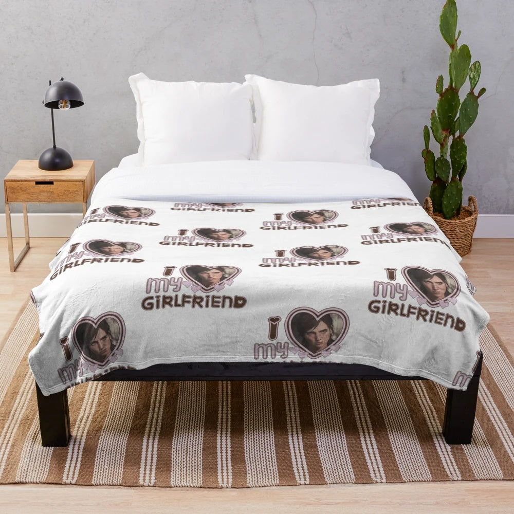 Ellie Williams Inspired The Last of Us Plush Blanket