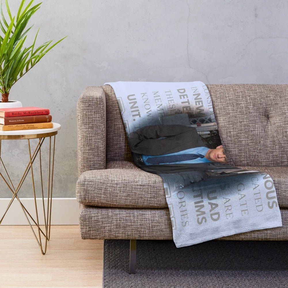 Elliot Stabler Inspired Plush Blanket