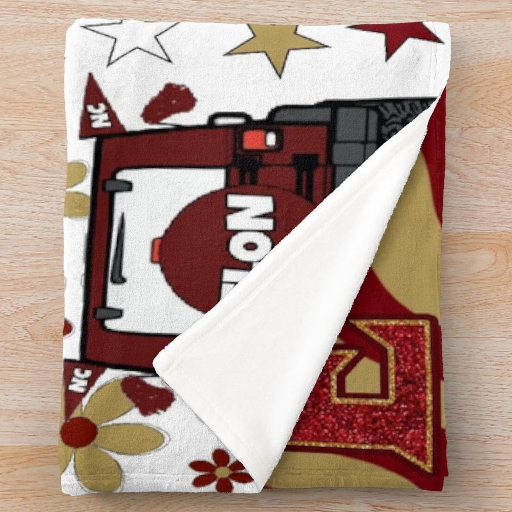 Elon-Inspired Plush Blanket for College, Dorm, or Home