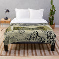 Eragon-inspired elvish plush blanket featuring fantasy elements