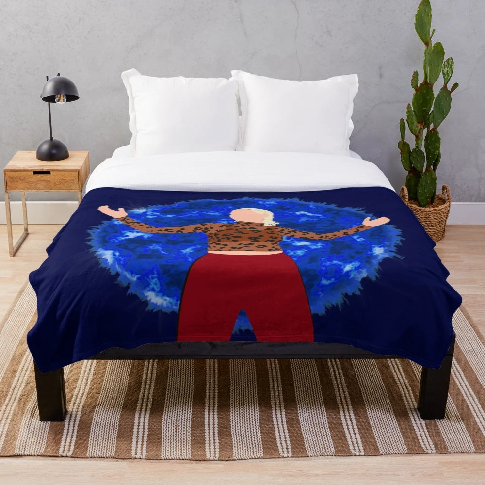 Plush blanket inspired by the 2019 Chilean film Ema directed by Pablo Larraín