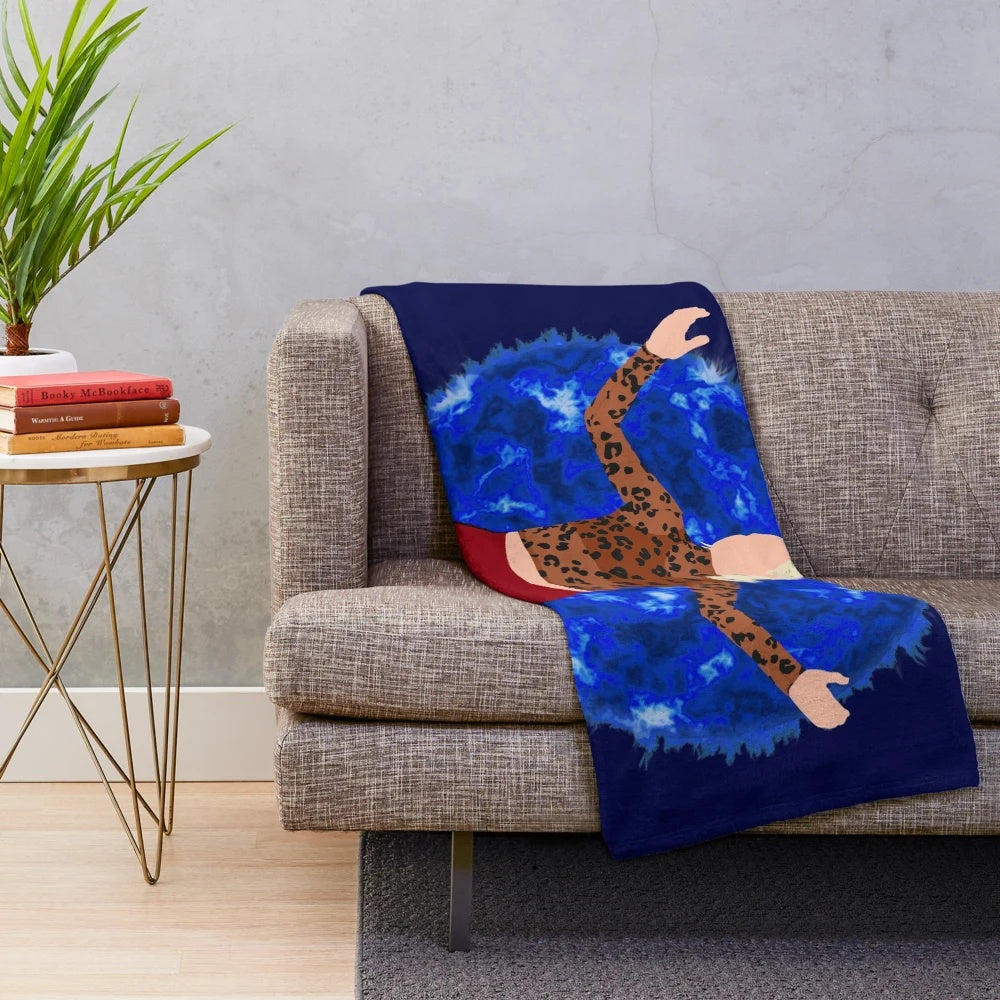 Plush blanket inspired by the 2019 Chilean film Ema directed by Pablo Larraín