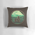 Cozy fantasy-themed adventure pillow with Tolkien-inspired design