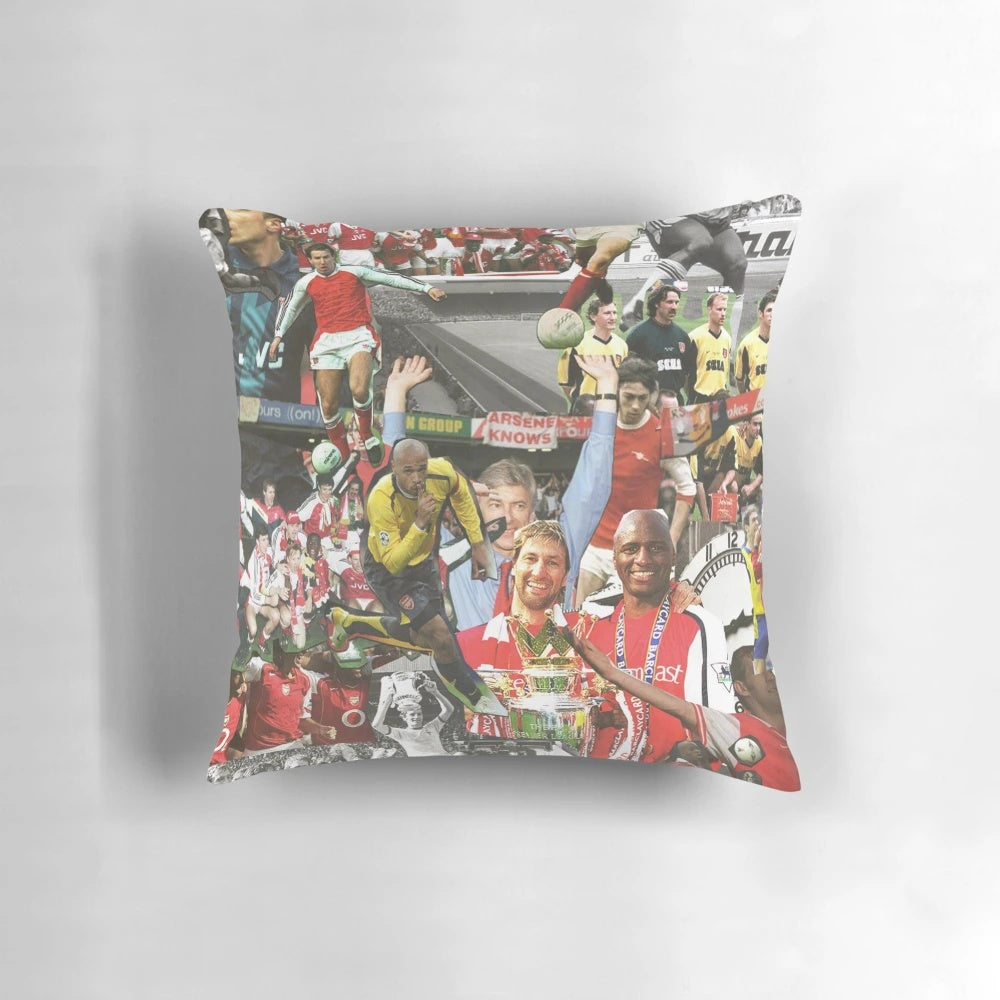 Arsenal FC Retro Pillow showcasing the club's classic crest and colors
