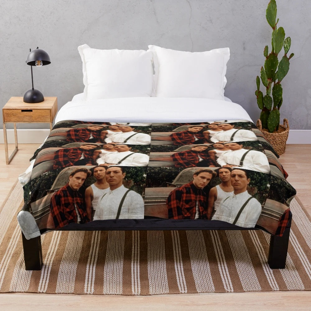 Blood in Blood out Plush Blanket featuring Chicano movie and Mexican American pride
