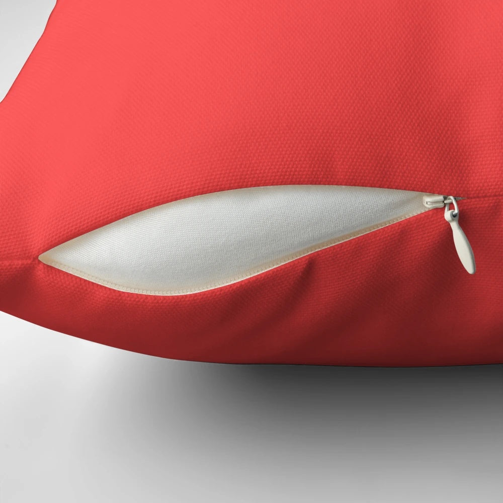 Don't Believe Everything You Think" Pillow featuring a calming, philosophical design