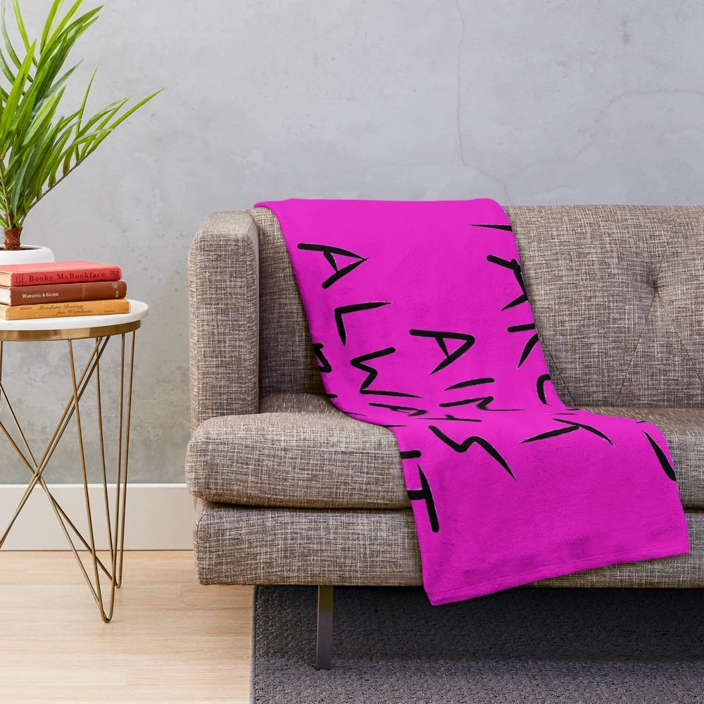 Parents Ain't Always Right" Plush Blanket featuring Yungblud's music and message of hope for the underrated youth