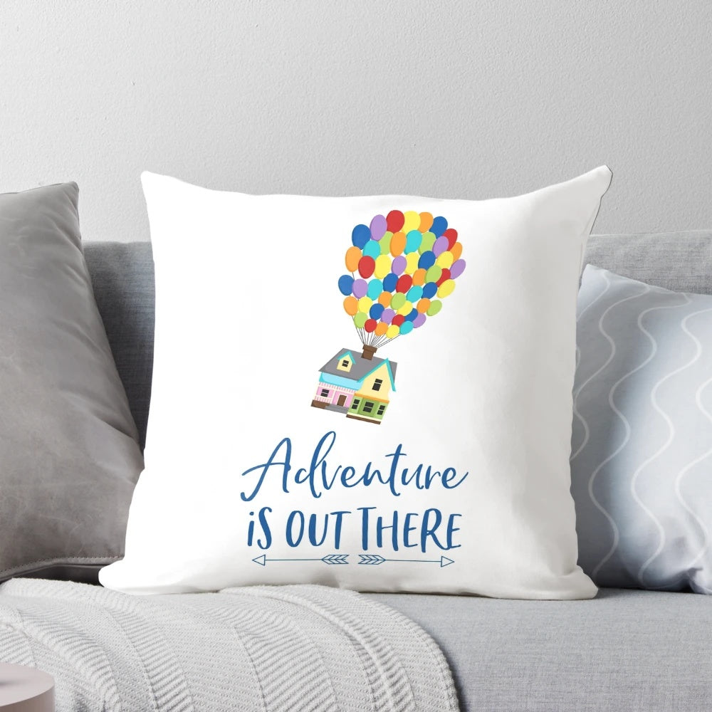 Up Disney Pixar Wilderness Explorer Themed Throw Pillow