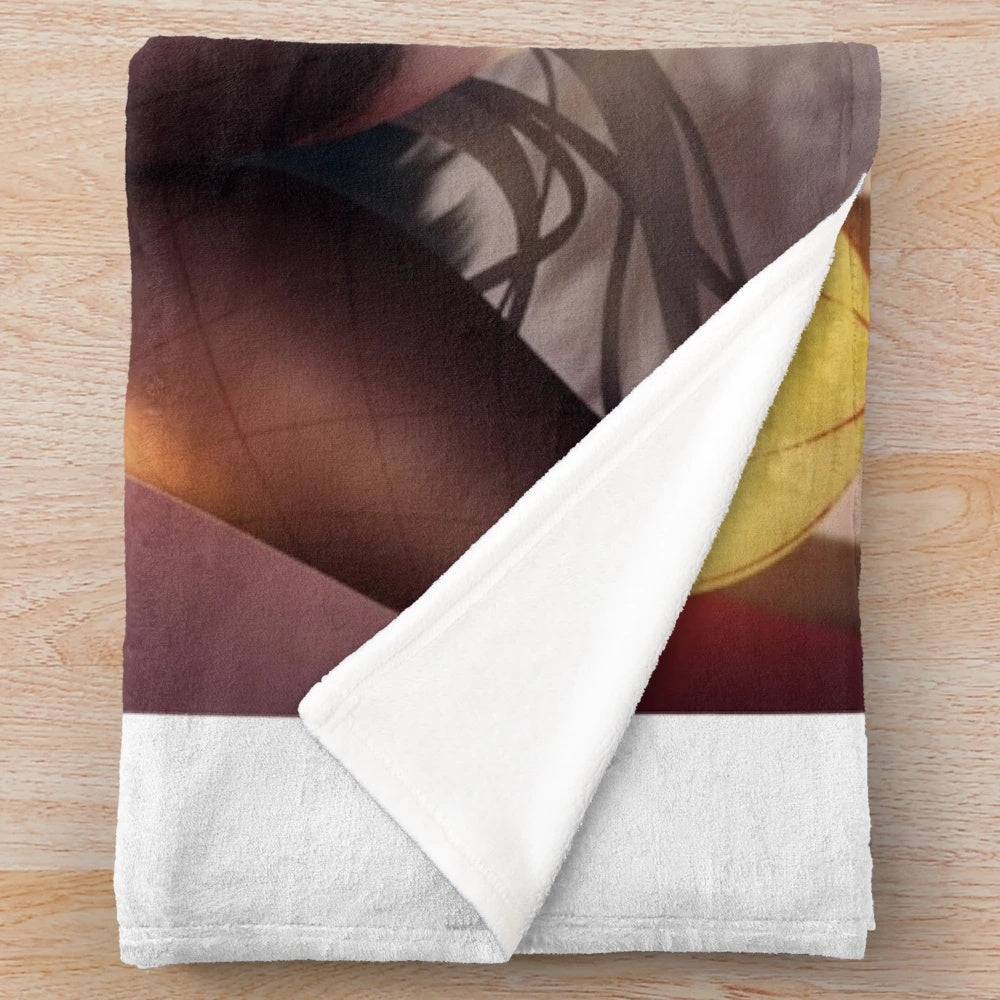 Azur Lane inspired plush blanket featuring the popular anime character Taihou