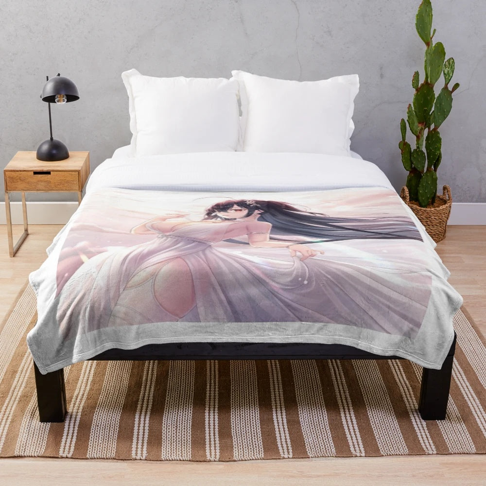 Azur Lane Taihou Plush Blanket - Embrace the Anime Aesthetic