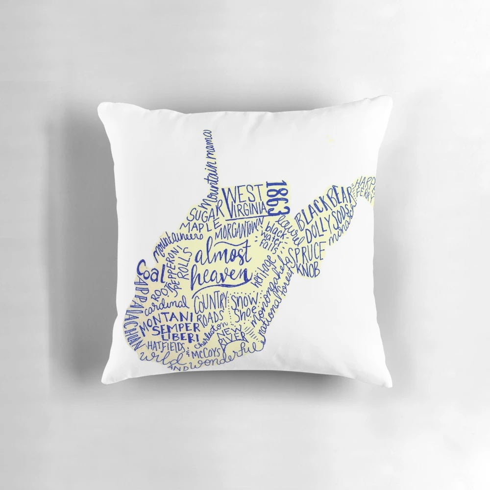Almost Heaven Pillow - Soft, Cozy Pillow Inspired by the Stunning Landscapes of West Virginia