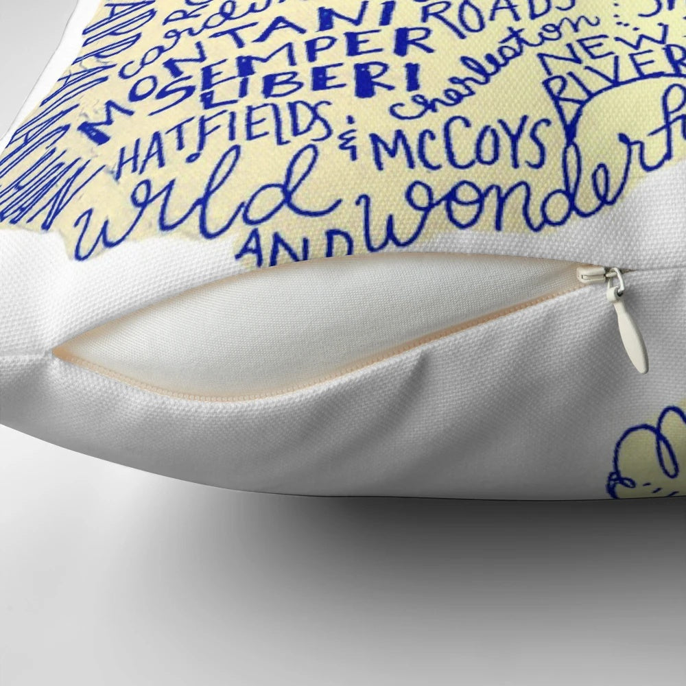 Almost Heaven Pillow - Soft, Cozy Pillow Inspired by the Stunning Landscapes of West Virginia