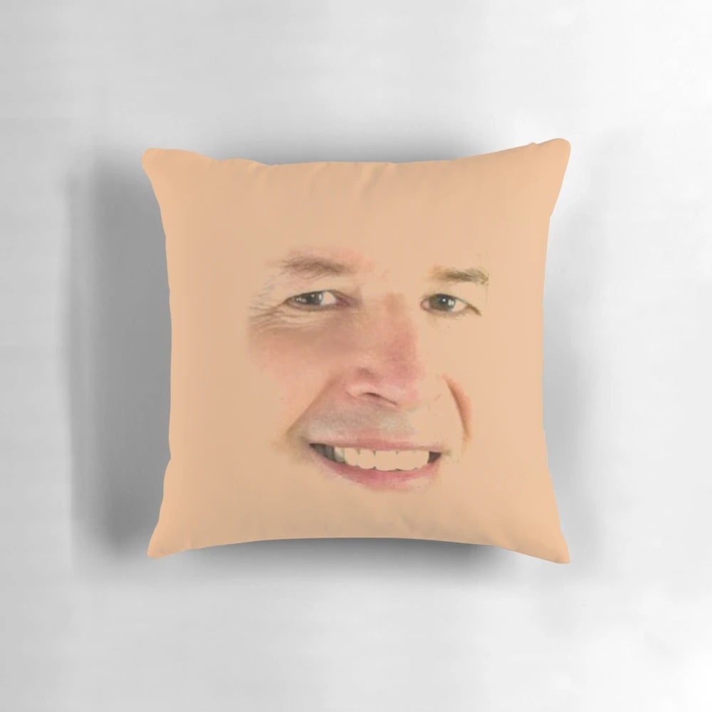 Plush Neil Breen pillow, featuring the iconic cult filmmaker