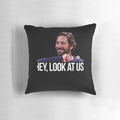 A plush pillow featuring the iconic image of actor Paul Rudd