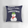Festive Miranda Hart-inspired Christmas pillow with holiday-themed design