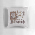 Tis But a Scratch Pillow featuring iconic Monty Python and the Holy Grail characters