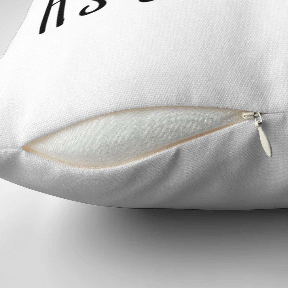A fluffy white pillow filled with dog hair, perfect for dog lovers and pet owners.