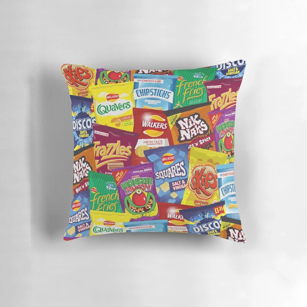 Crisp Lover Extreme Pillow featuring a cozy, nostalgic design for crisp enthusiasts