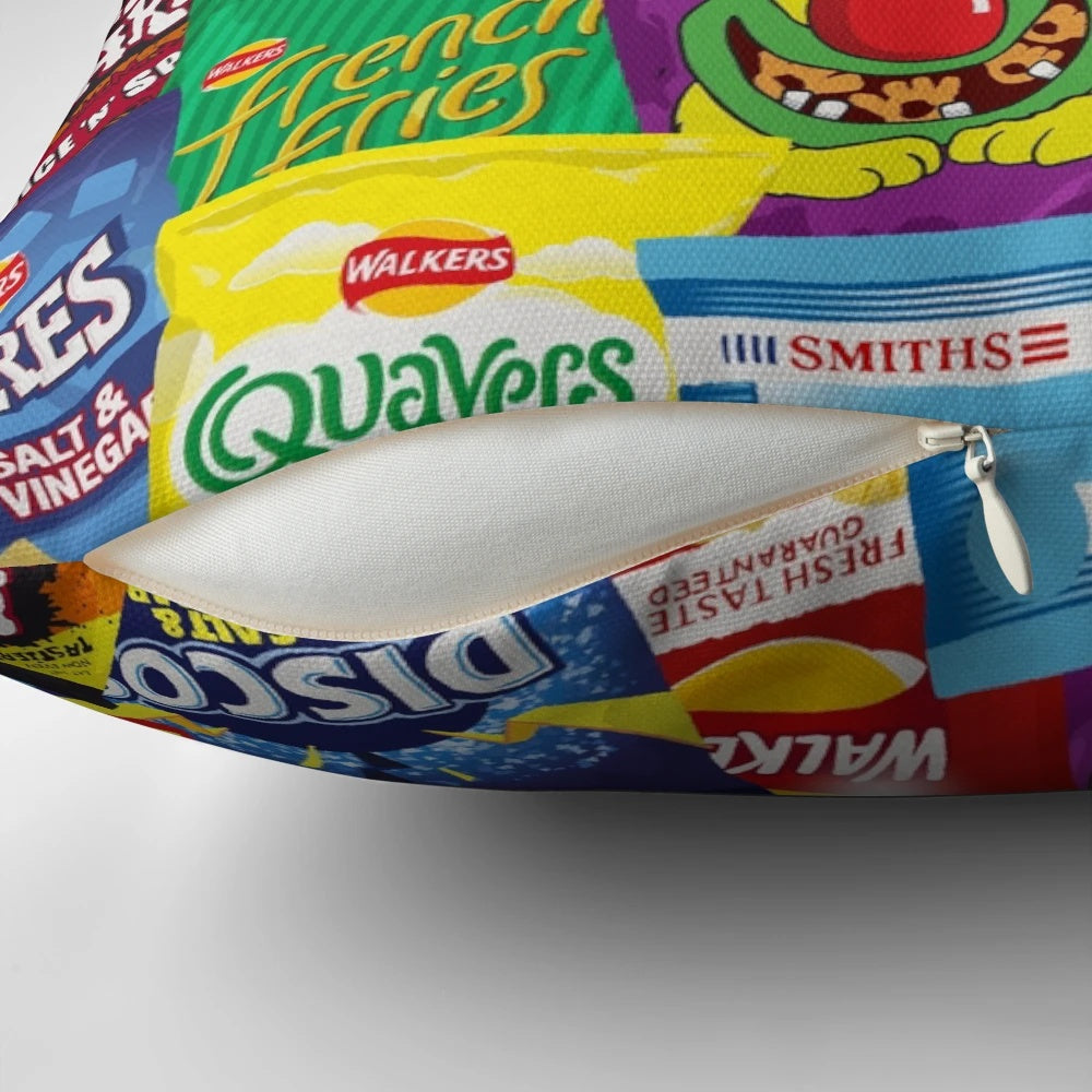Crisp Lover Extreme Pillow featuring a cozy, nostalgic design for crisp enthusiasts