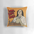 Tommy Wiseau's "Home Sweet House" Pillow, featuring iconic imagery from the cult classic "The Room
