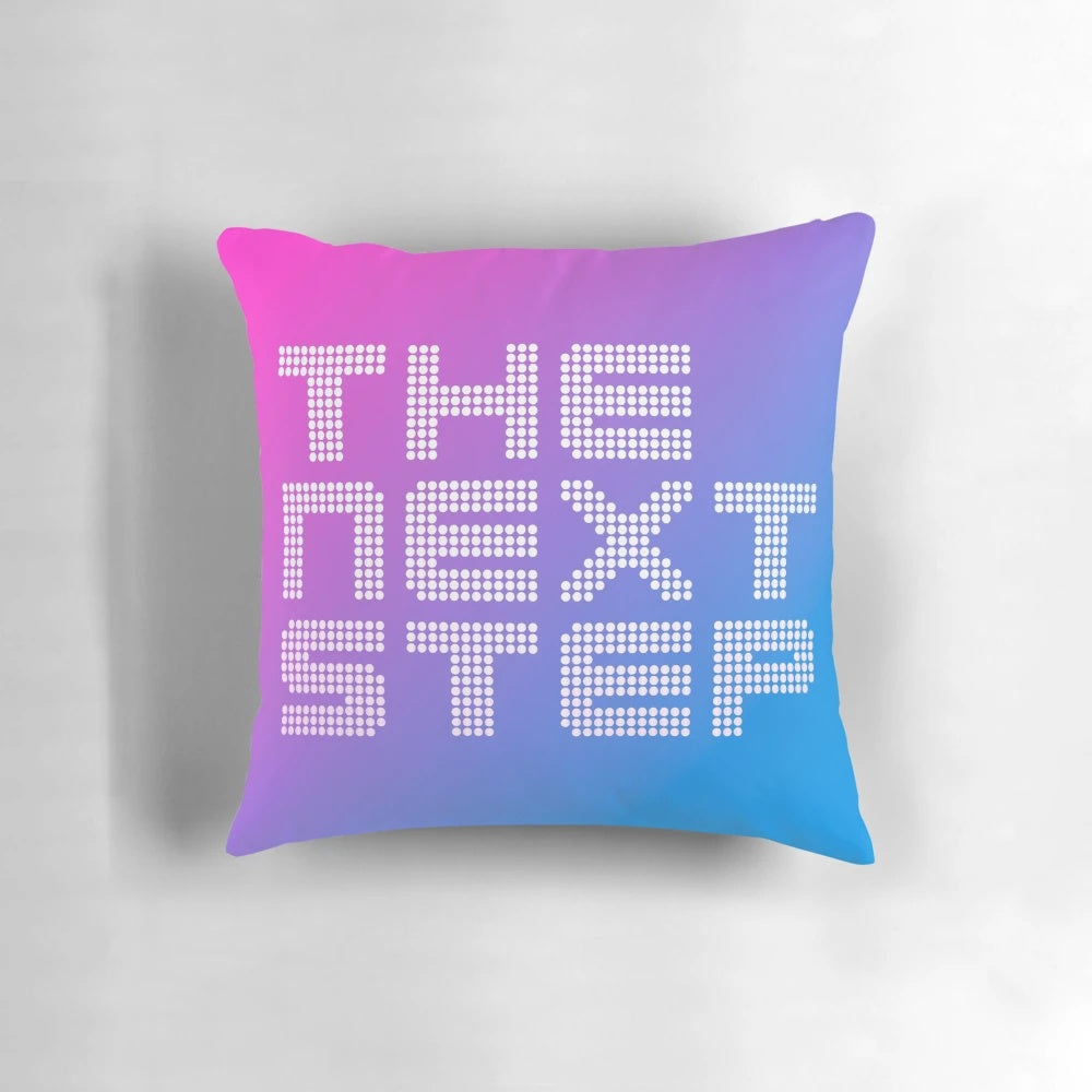 The Next Step" teen drama-inspired pillow showcasing the cast