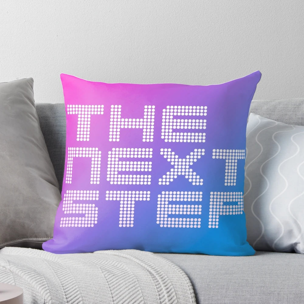 The Next Step" teen drama-inspired pillow showcasing the cast