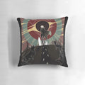 A cozy dragon age inquisition pillow featuring the dread wolf symbol and solavellan theme