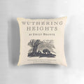 Wuthering Heights-inspired decorative pillow featuring the classic novel's brooding, atmospheric aesthetic.