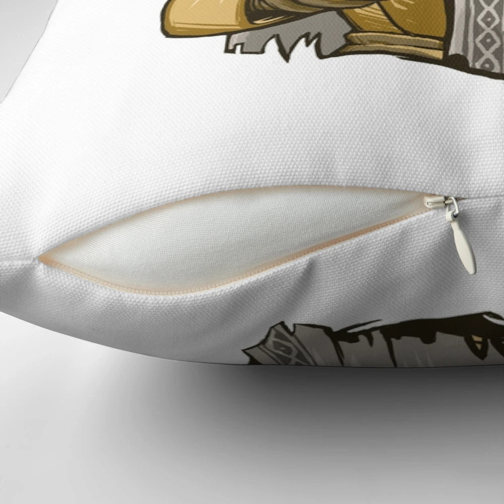 Giant Dad Pillow, a Dark Souls inspired videogame meme accessory