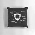 Rotary Brap Pillow featuring the distinct sound of a Mazda rotary engine
