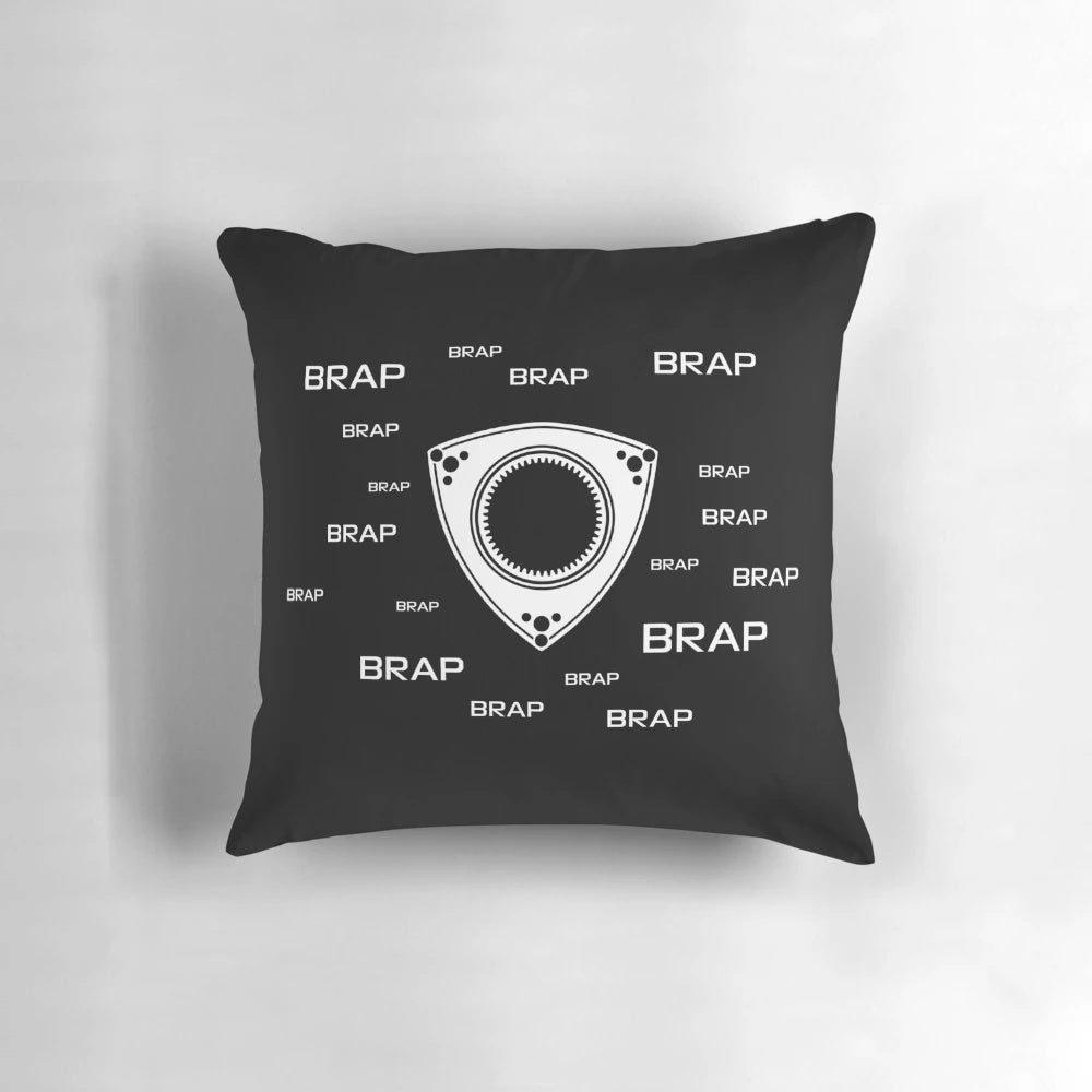 Rotary Brap Pillow featuring the distinct sound of a Mazda rotary engine