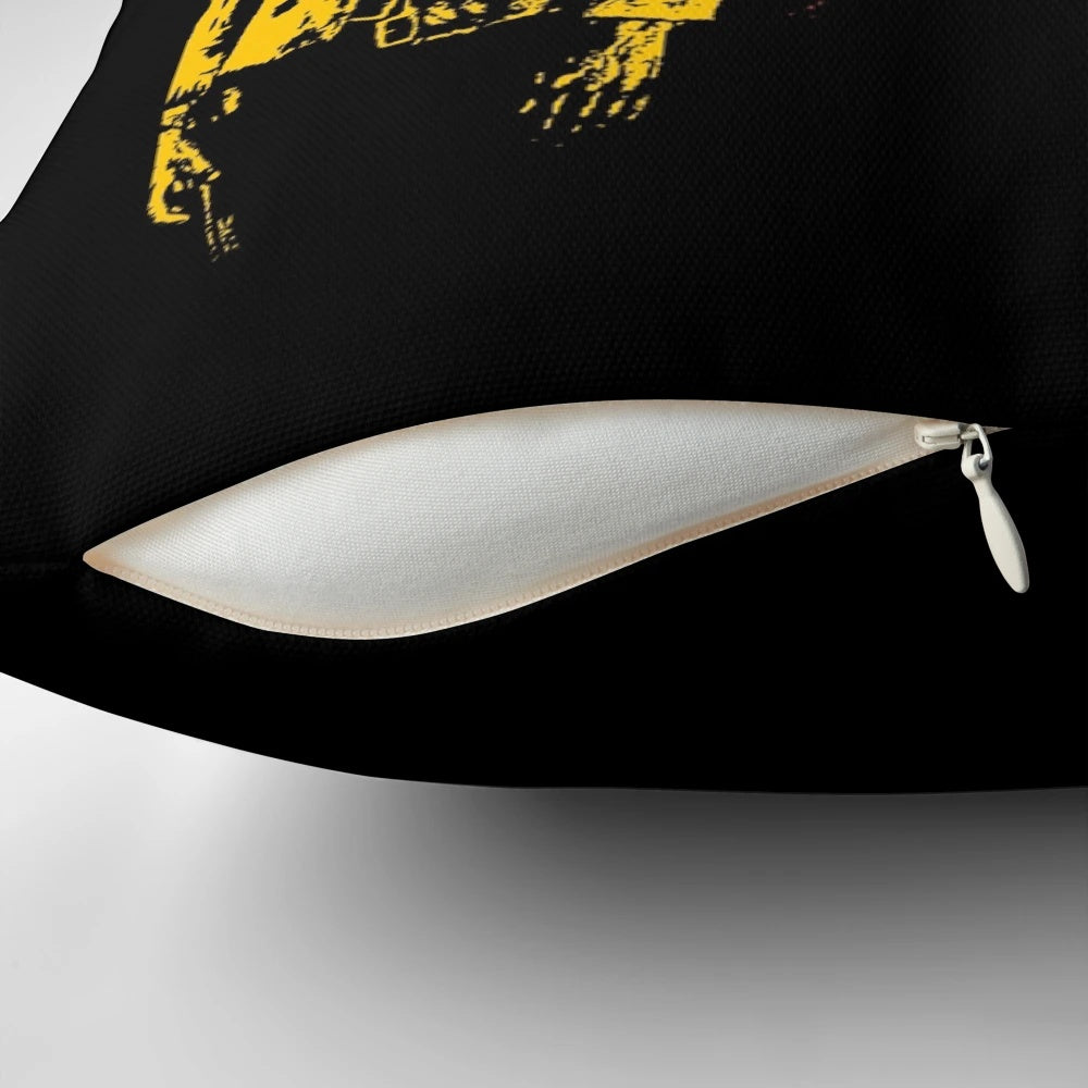 Pillow featuring characters from the classic Spaghetti Western film "The Good, The Bad, and The Ugly
